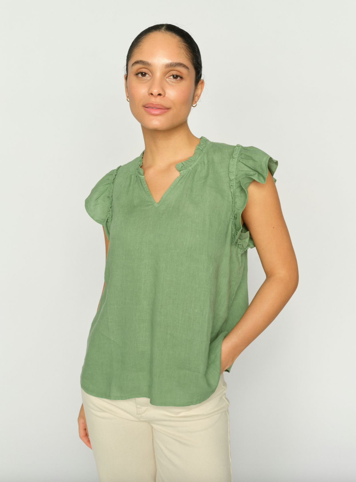 Mos Mosh - Tea Linen Blouse