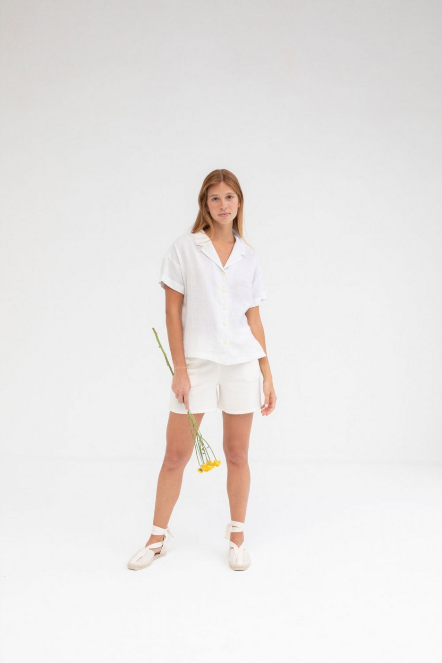 Molan - White Linen Shirt