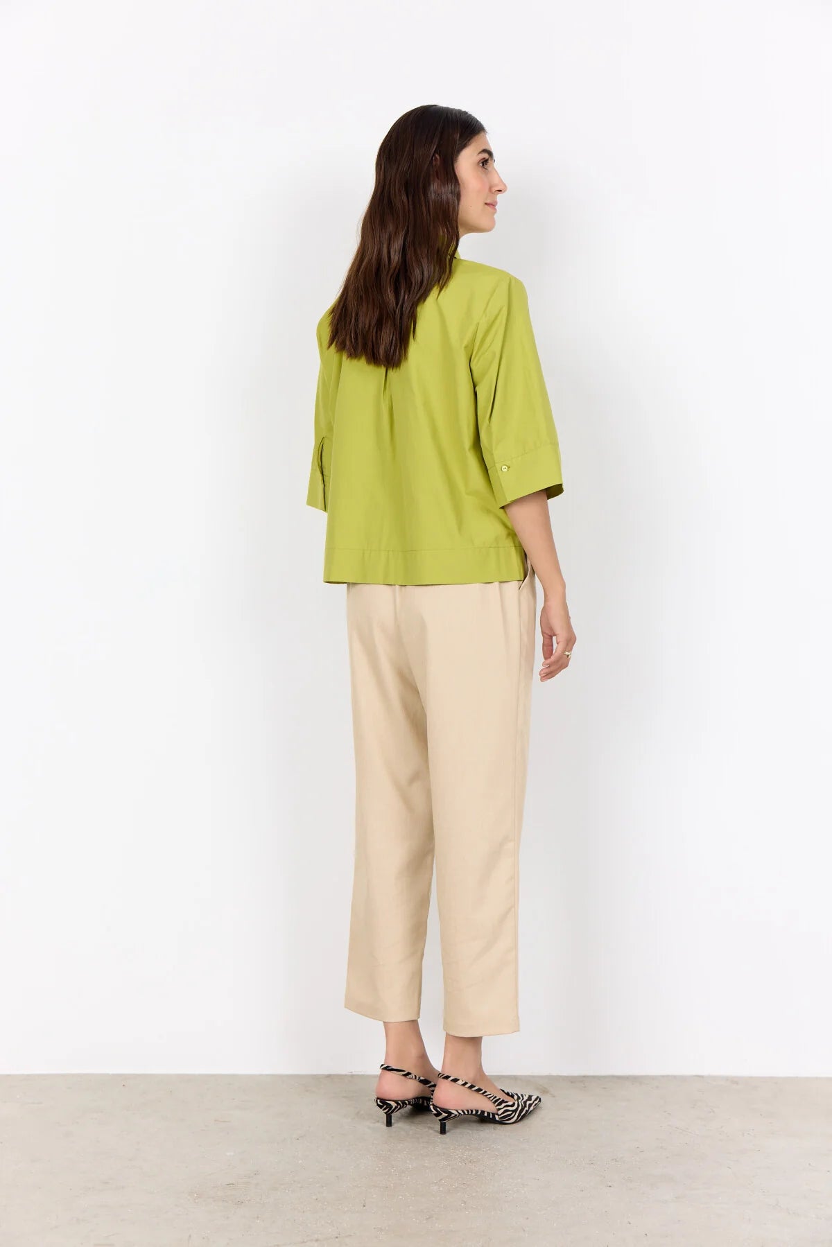 Soya Concept - Netti Lime Shirt
