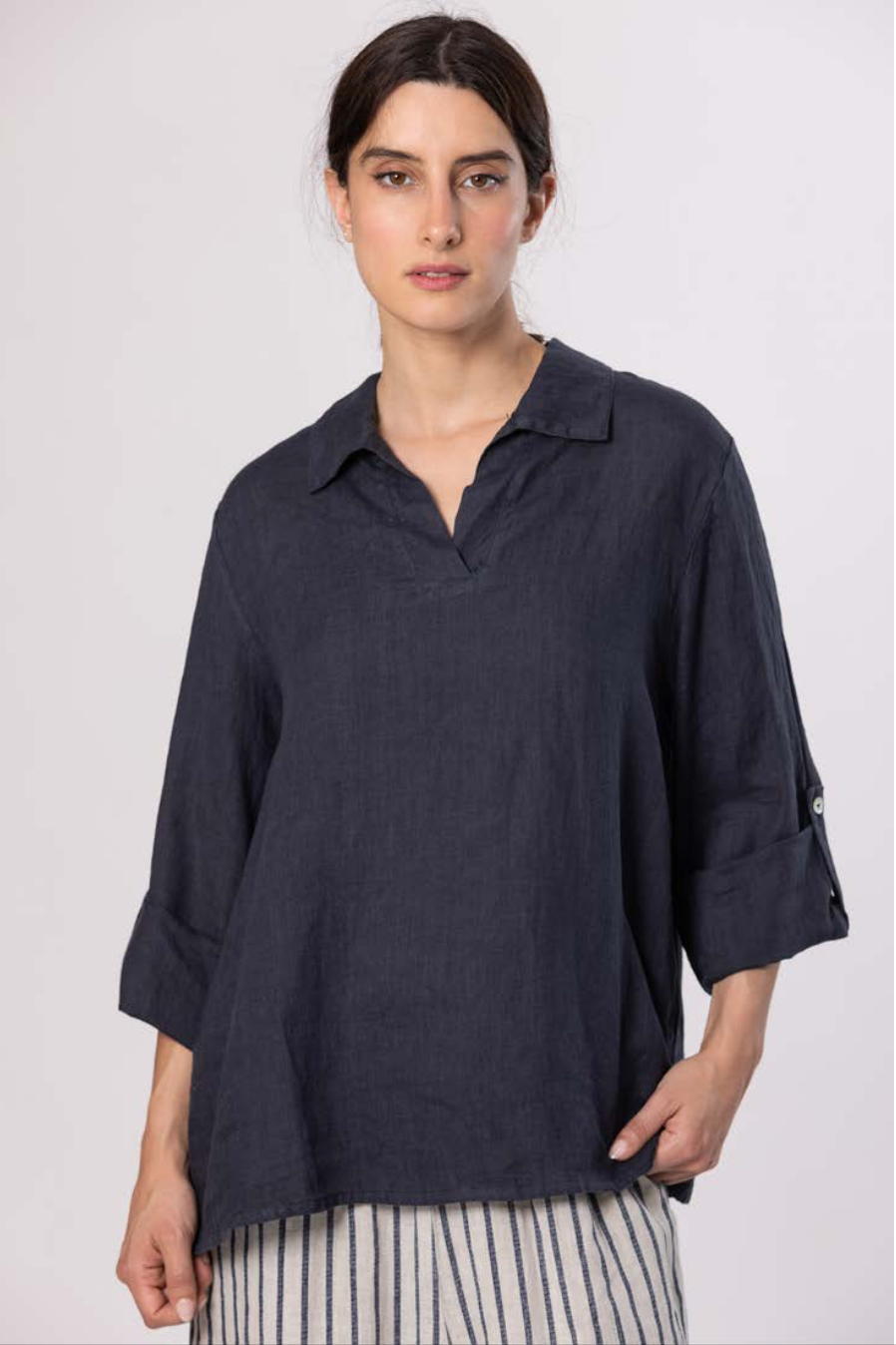 O'Mer - Linen Peacoat