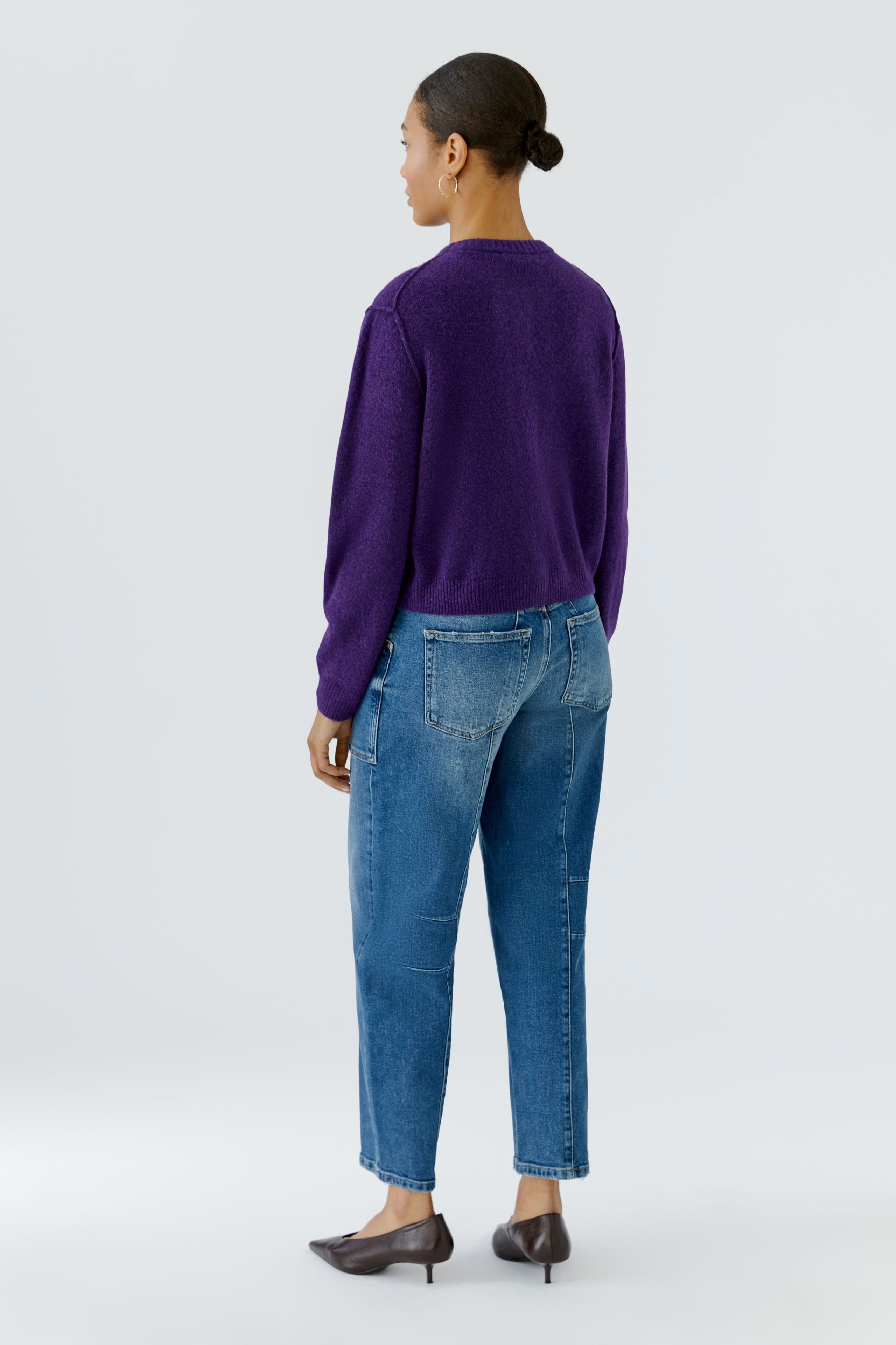 Oui - Amaranth Purple Cardigan