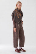 Oui - Animal Print Scarf