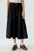Oui - Black Taffeta Skirt