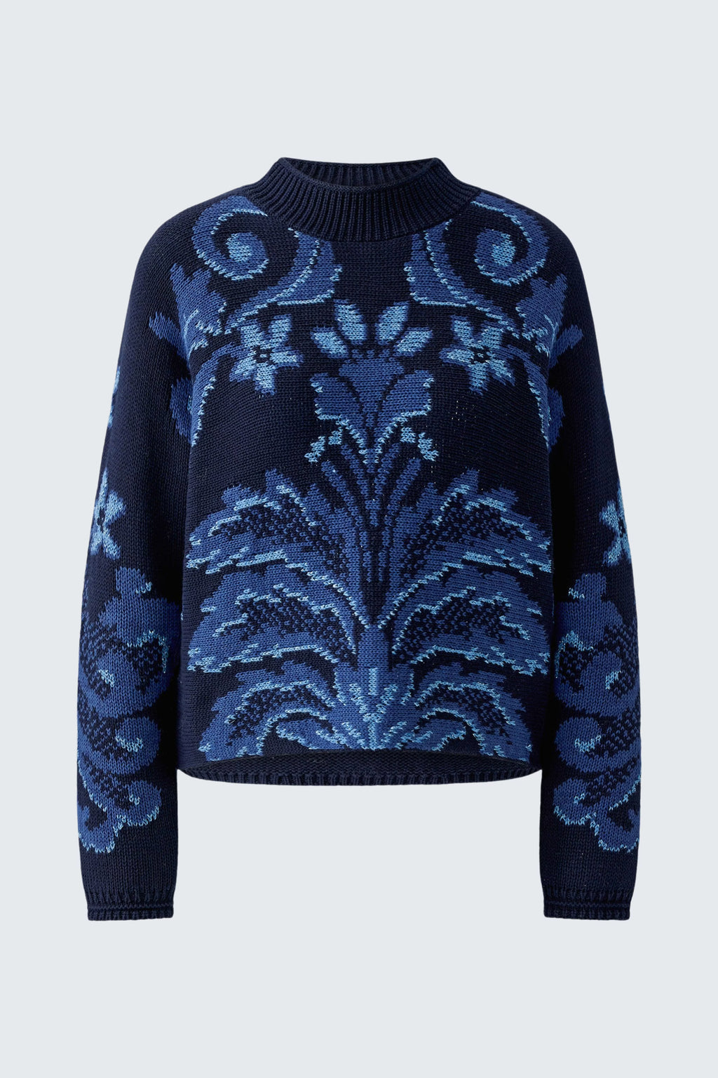 Oui - Blue Pattern Jumper