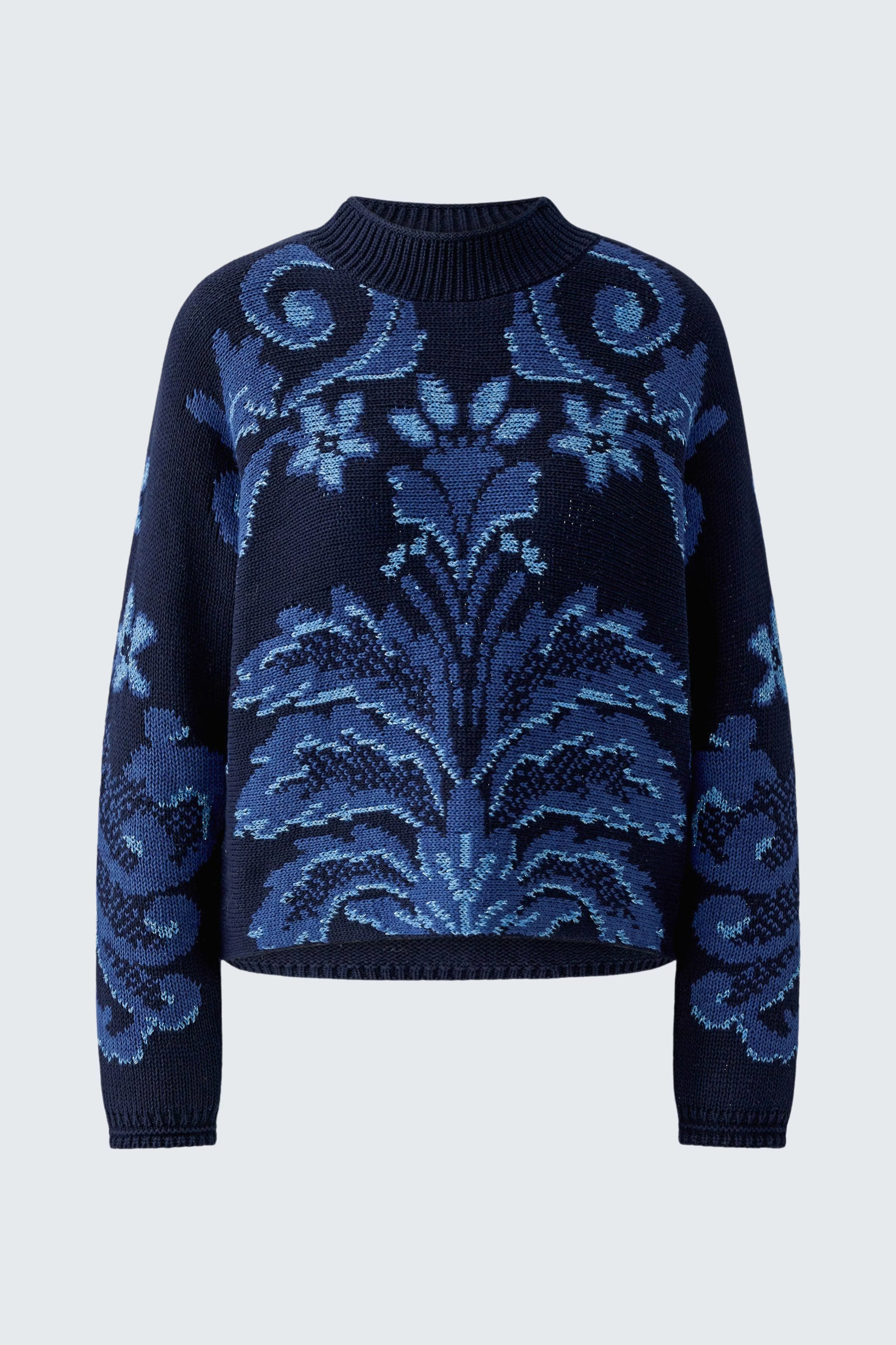 Oui - Blue Pattern Jumper