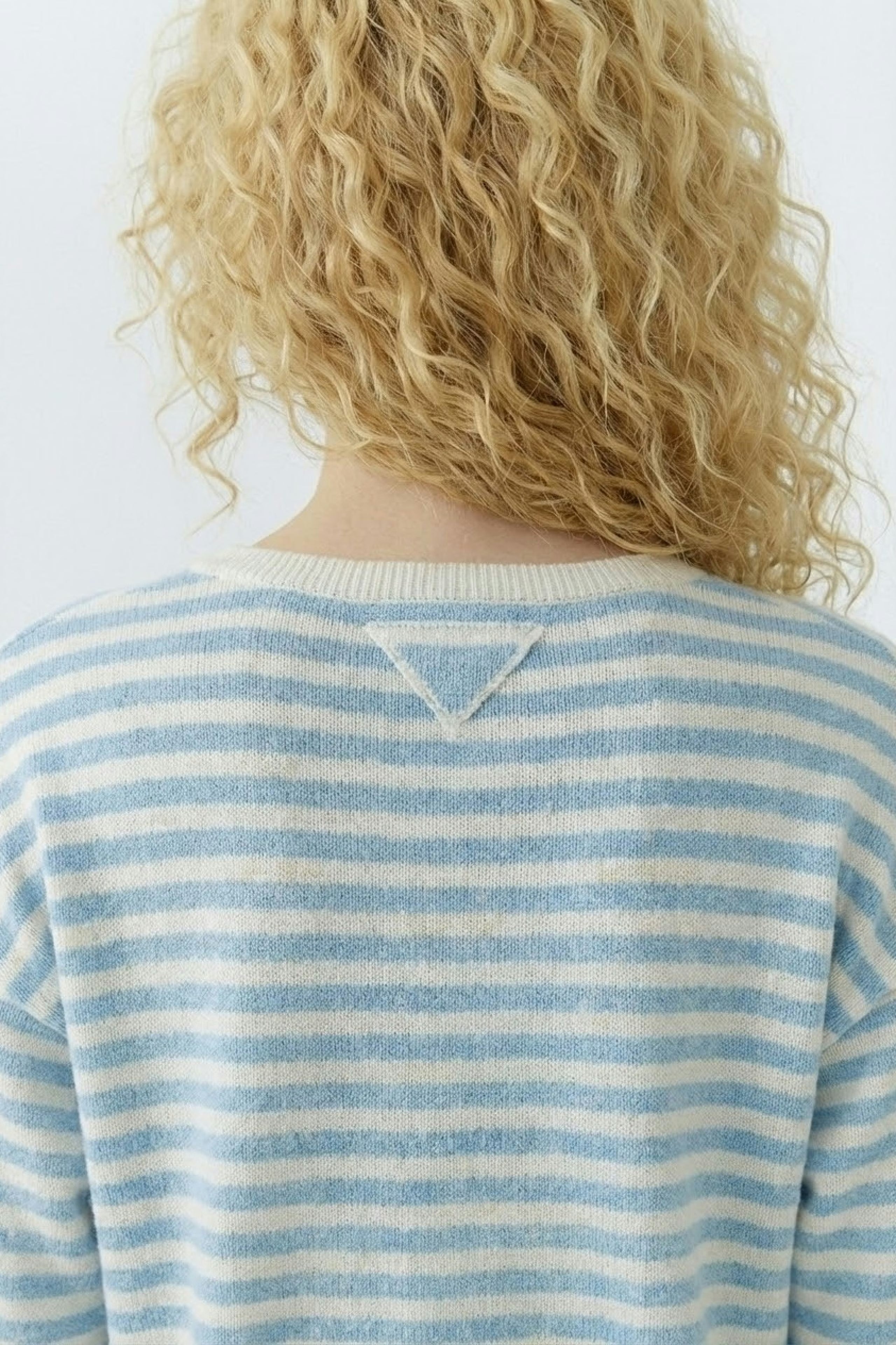 Oui - Blue Stripe Knit Jumper