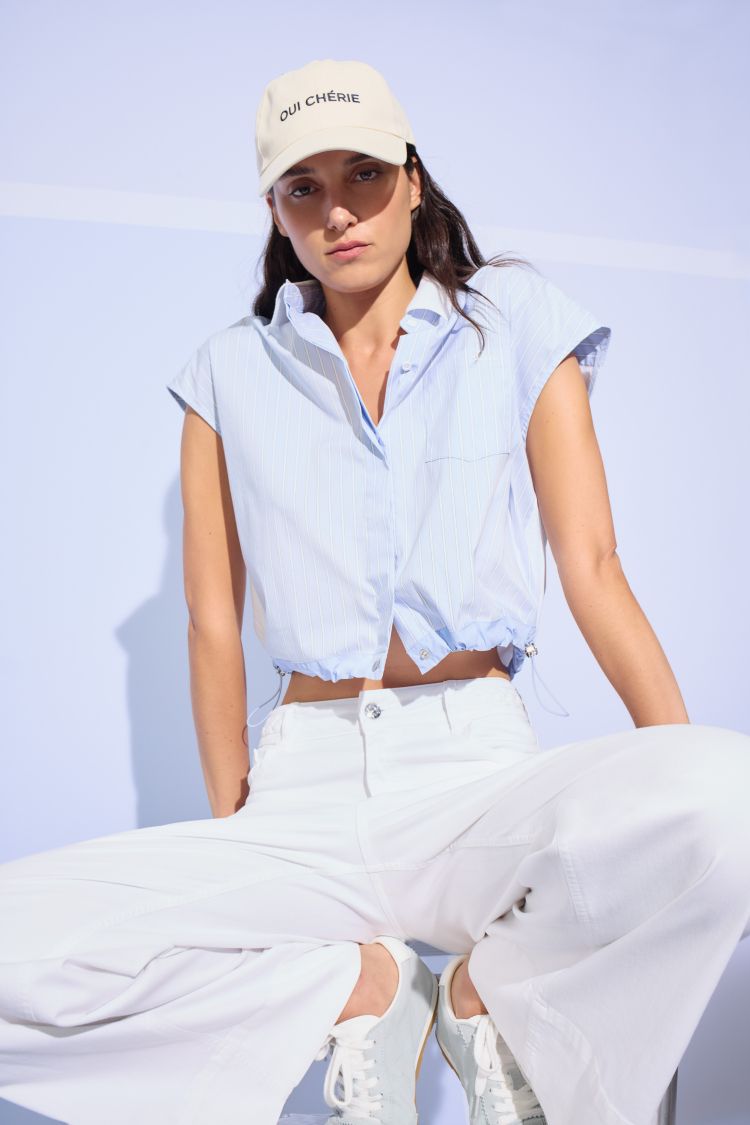 Oui - Patch Blouse