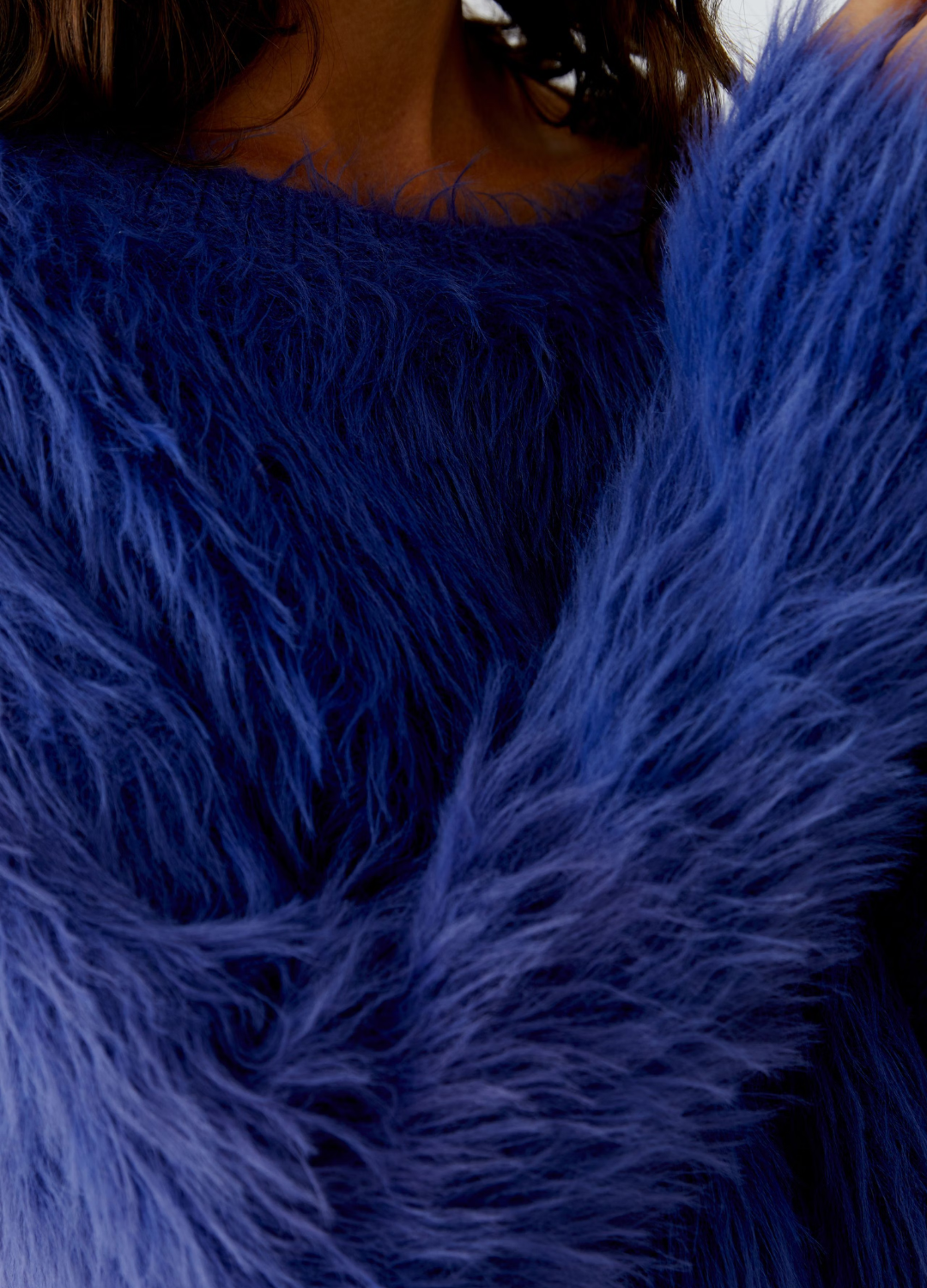 Oui - Blue Textured Knit