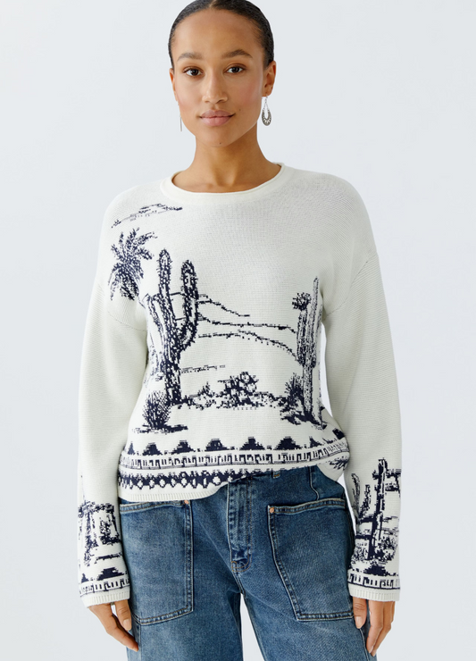 Oui - Cactus Theme Jumper
