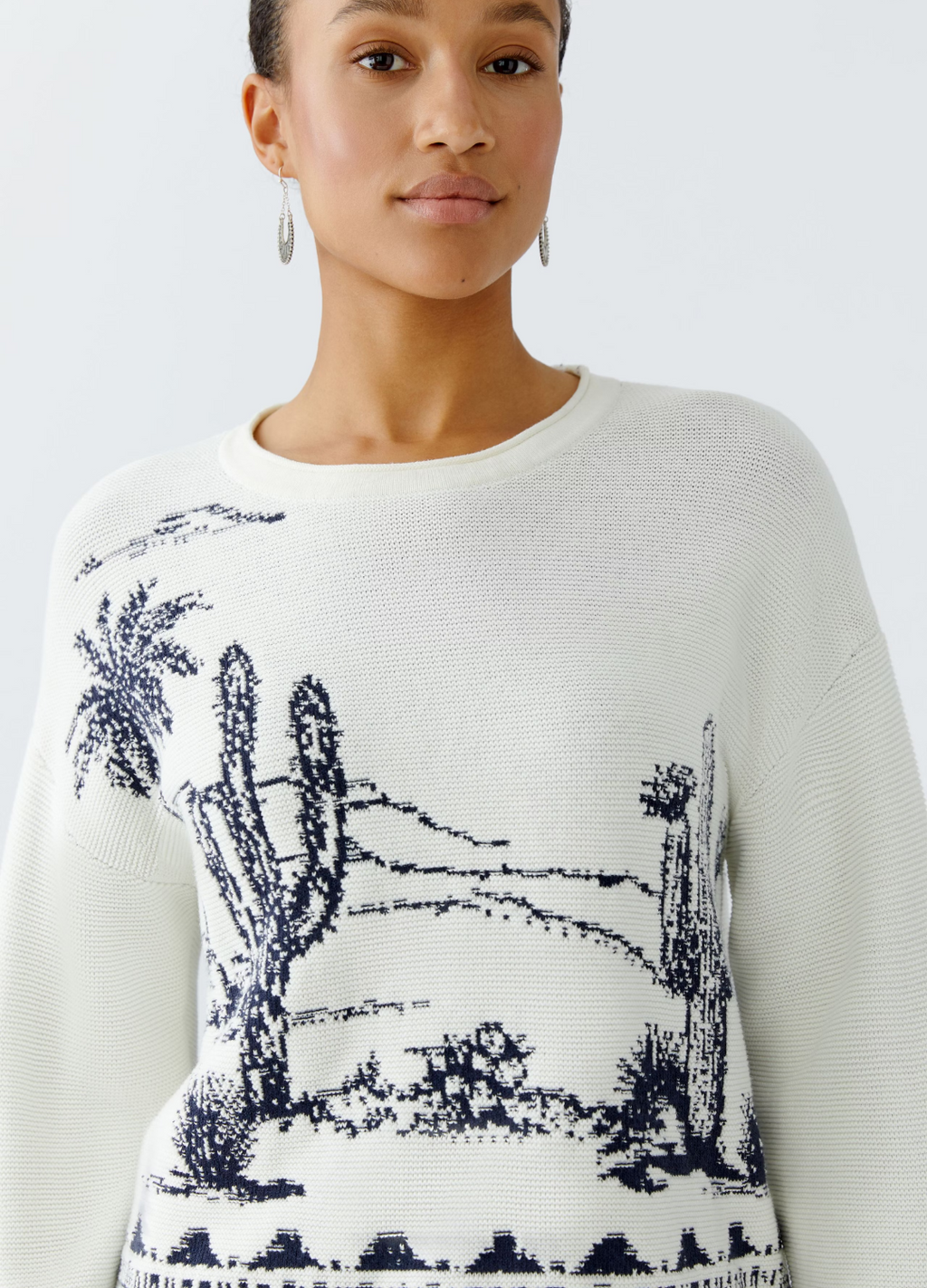 Oui - Cactus Theme Jumper