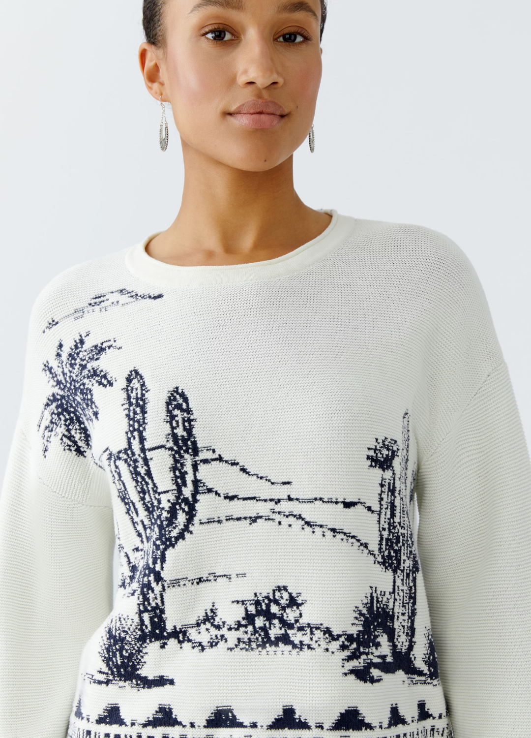 Oui - Cactus Theme Jumper