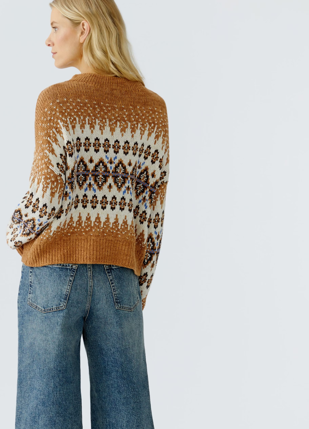 Oui - Camel Cozy Jumper