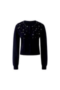 Oui - Dark Blue Cardigan
