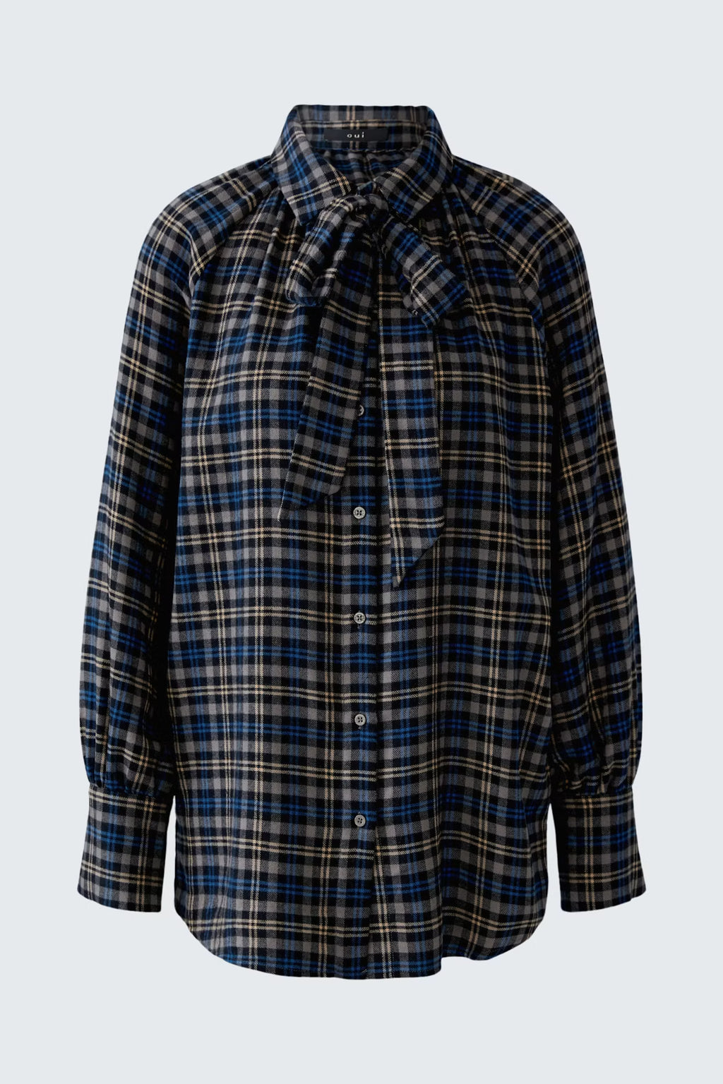 Oui - Check Blouse