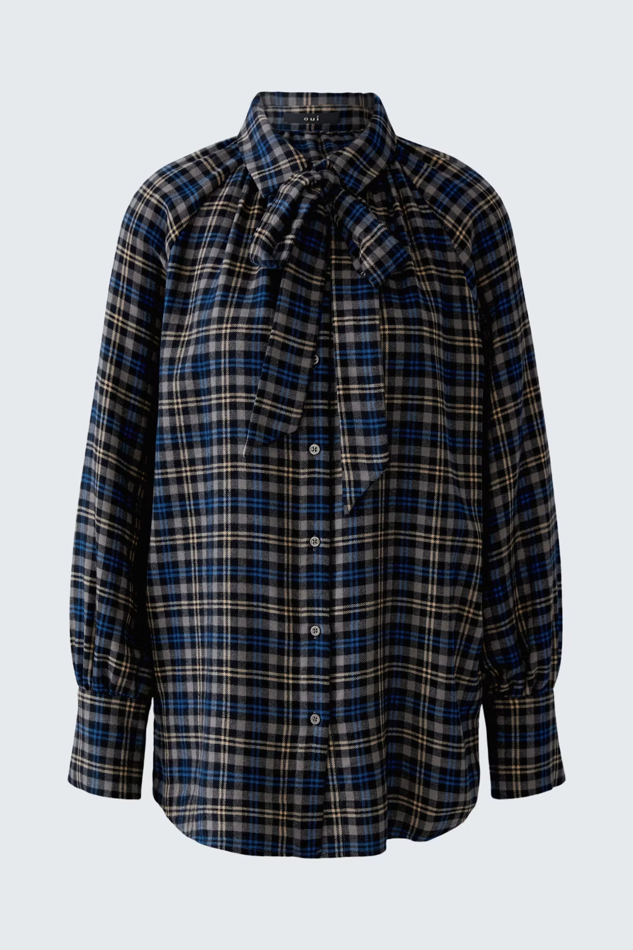 Oui - Check Blouse