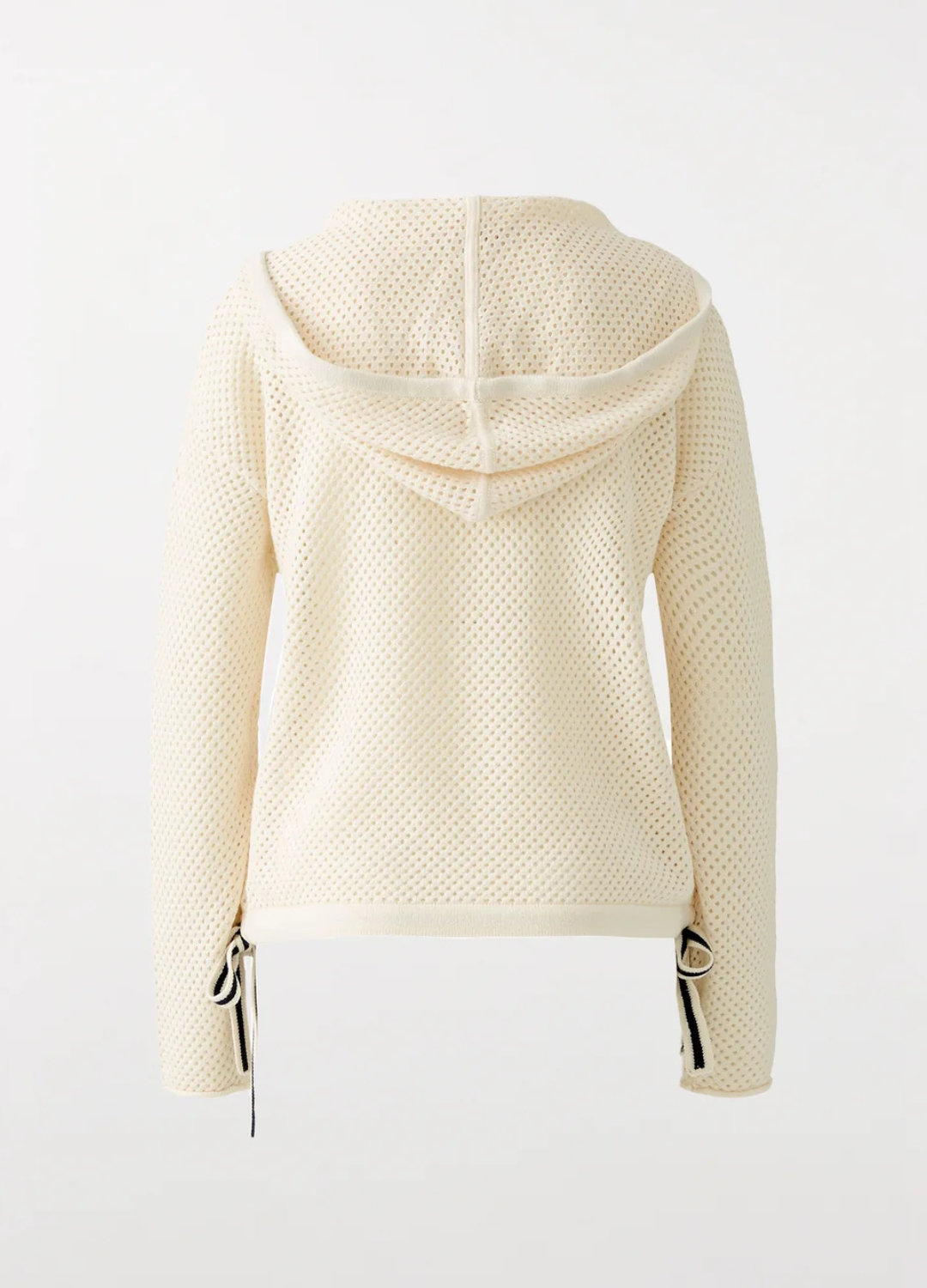 Oui - Cream Knit Hood Jumper