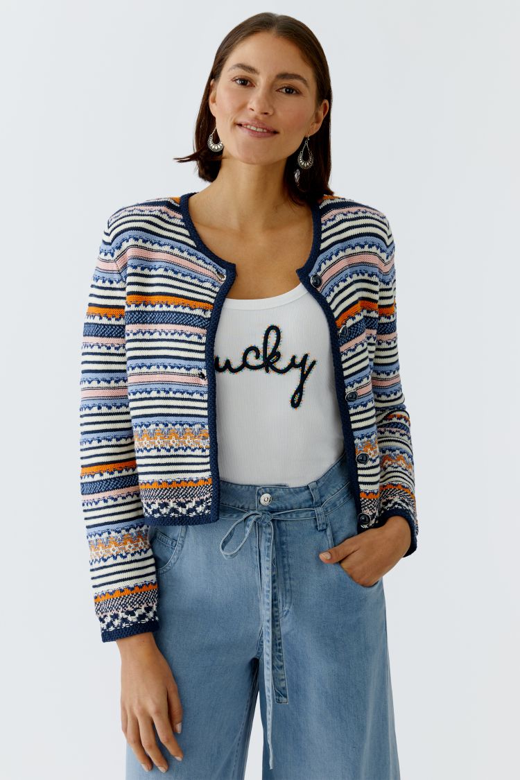 Oui - Cute Blue Cardigan