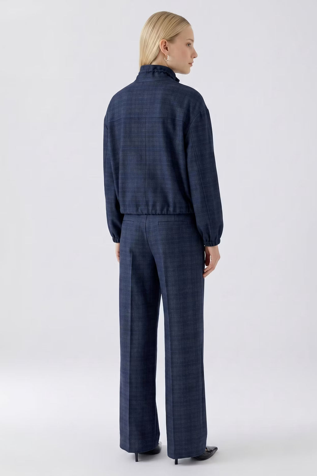 Oui - Dark Blue Grey Jacket
