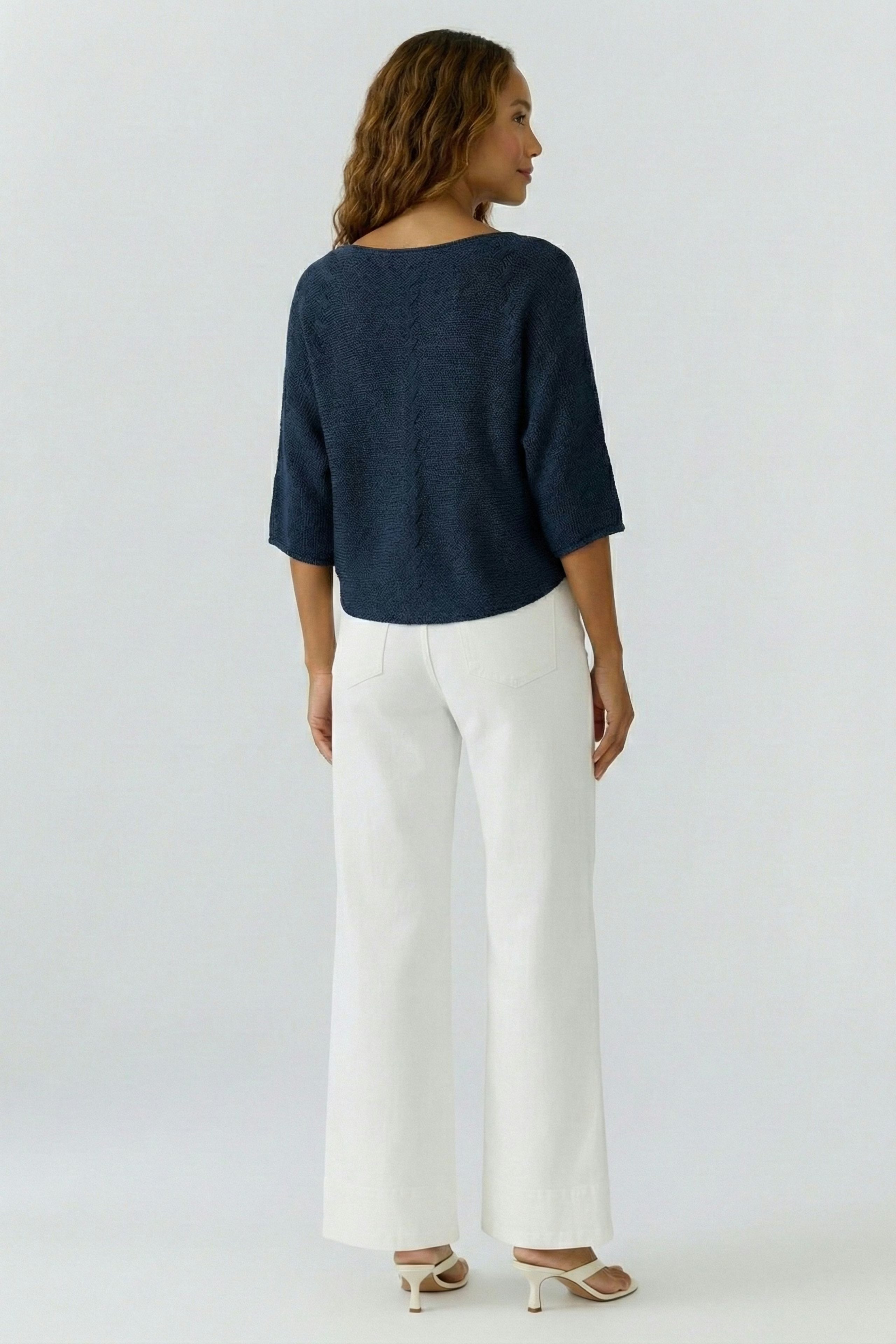 Oui - Dark Blue Knit