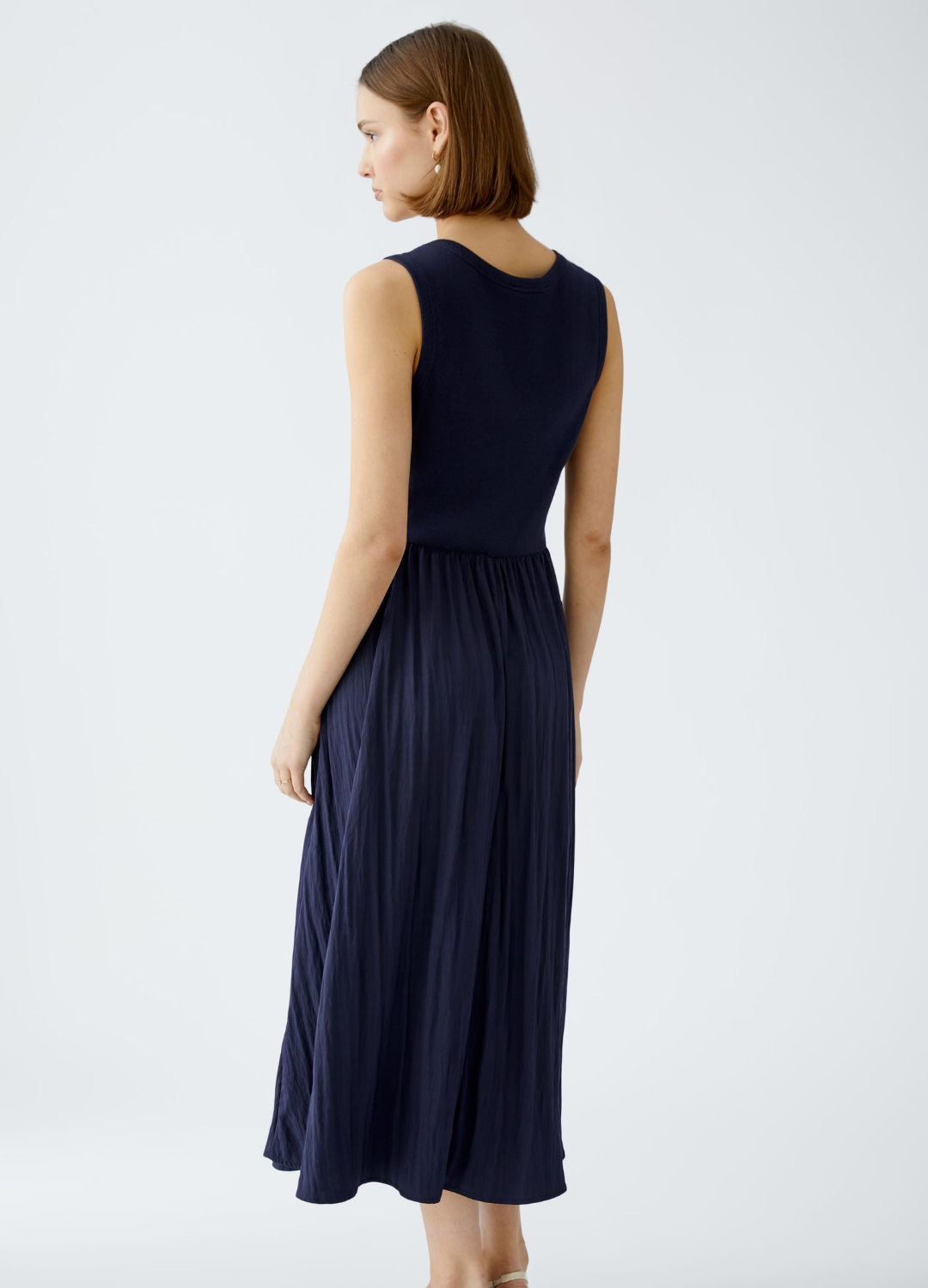 Oui - Dark Blue Tank Dress