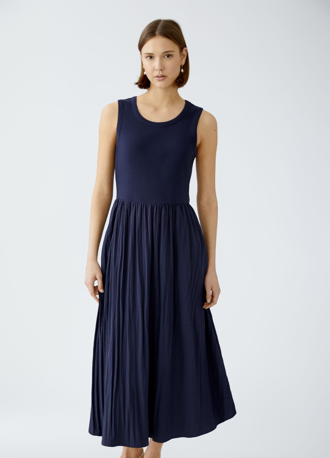 Oui - Dark Blue Tank Dress