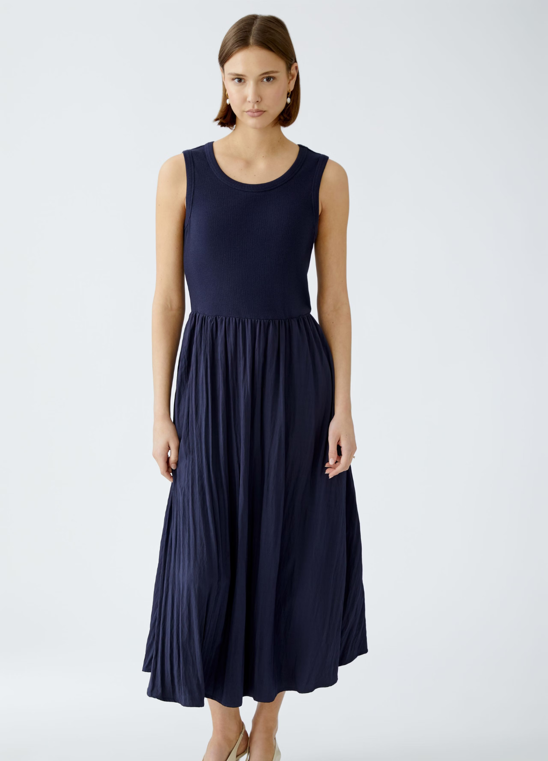 Oui - Dark Blue Tank Dress