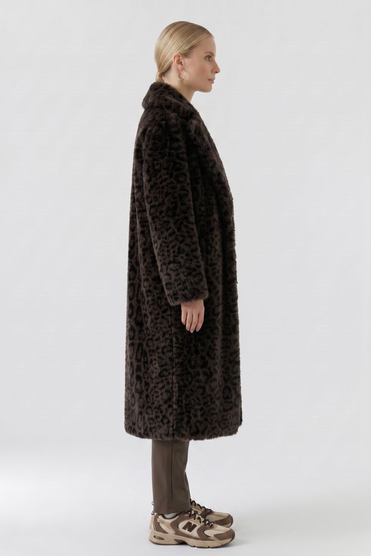Oui - Dark Brown Coat