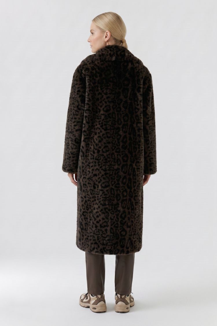 Oui - Dark Brown Coat