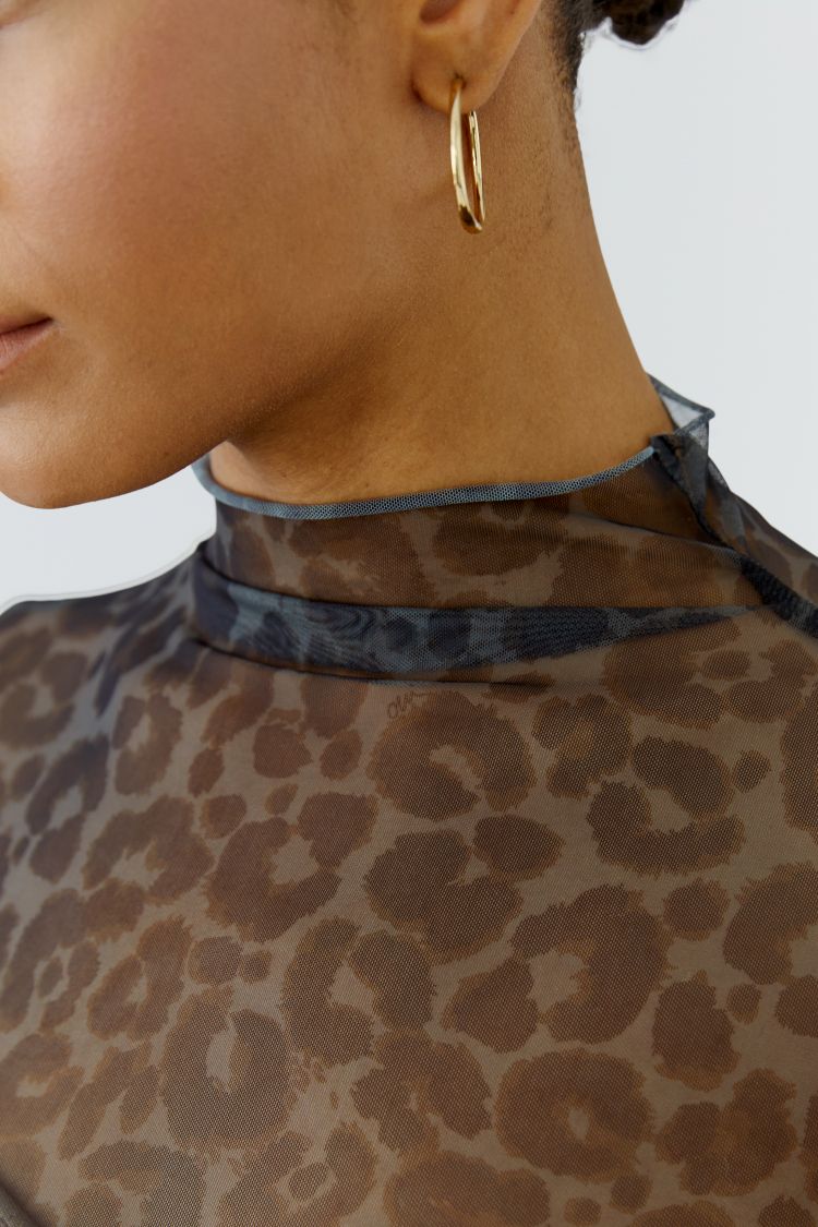 Oui - Dark Brown Longsleeve