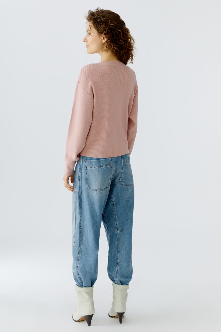 Oui - Dusty Rose Jumper