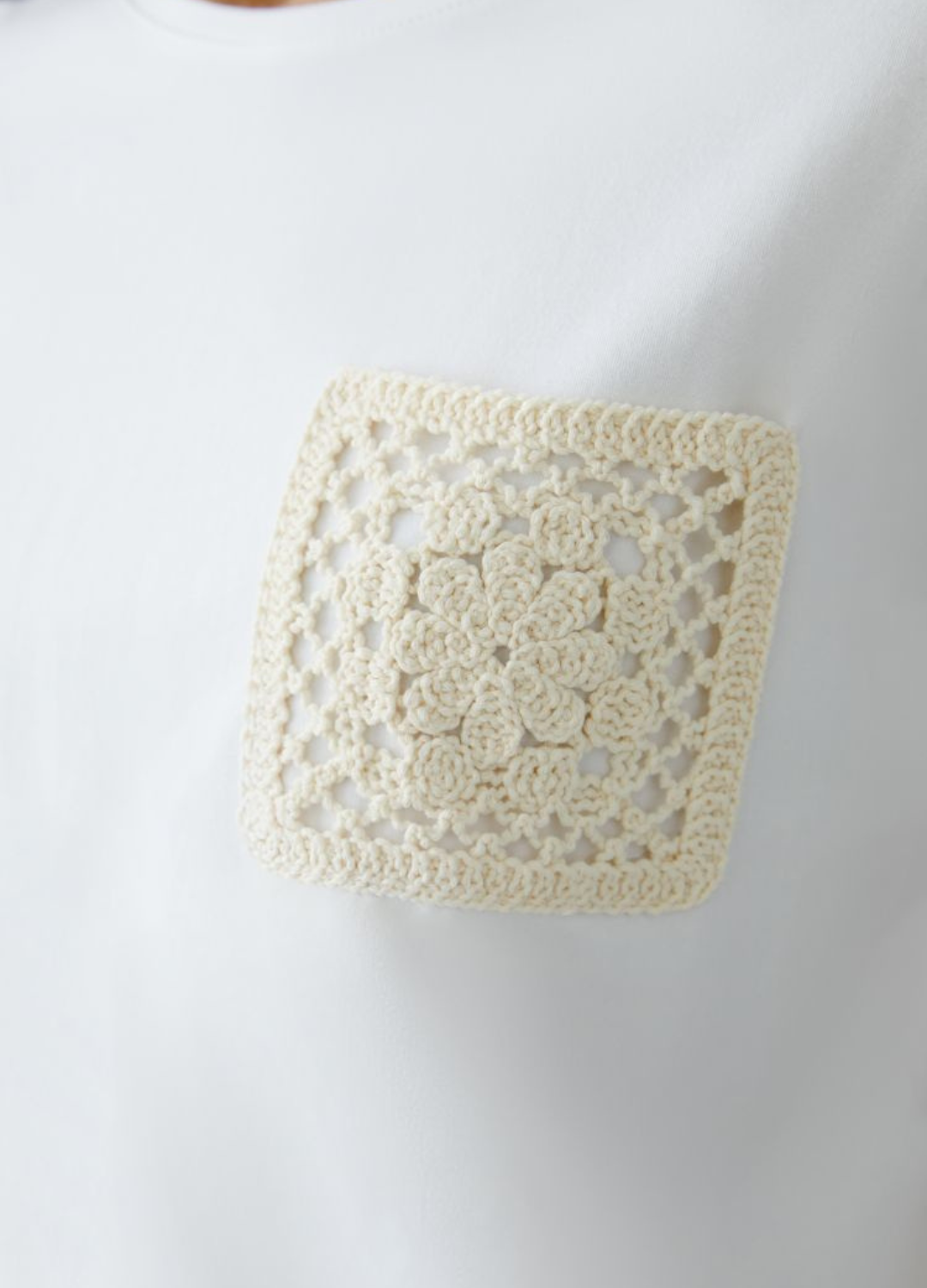 Oui - Embroidered Detailed Pocket T-Shirt