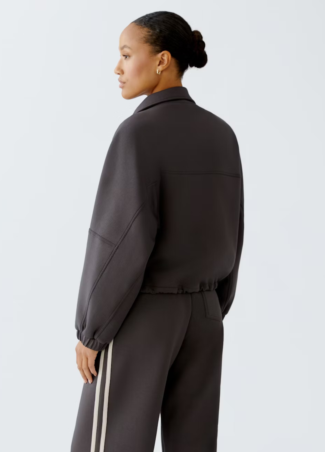 Oui - Espresso Sweat Jacket