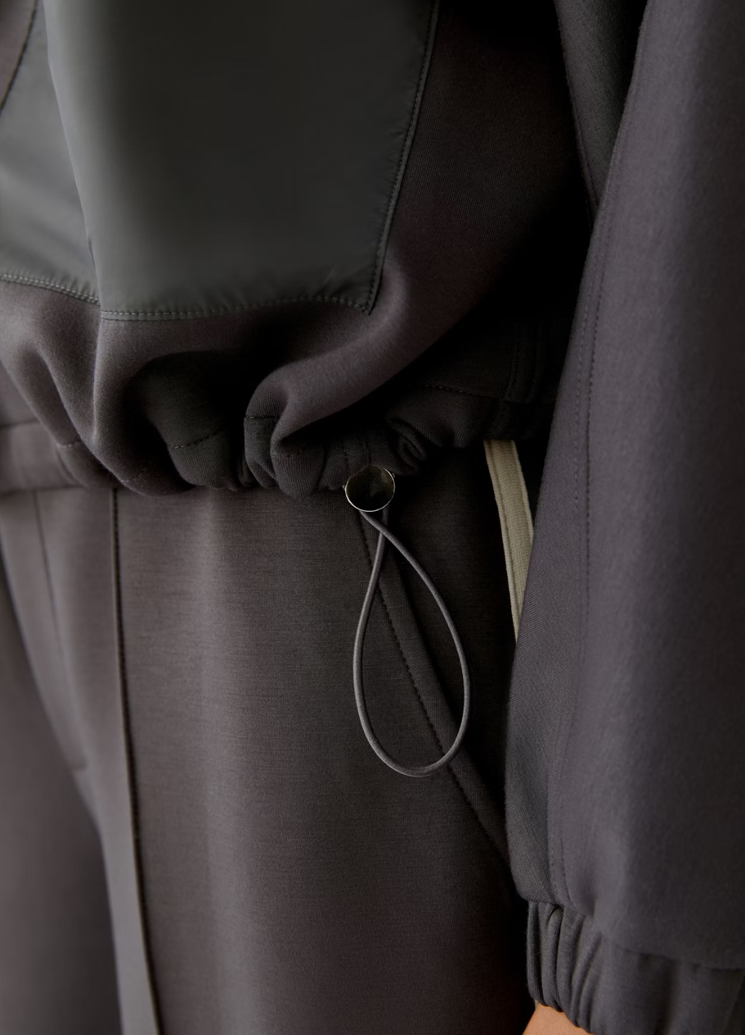 Oui - Espresso Sweat Jacket