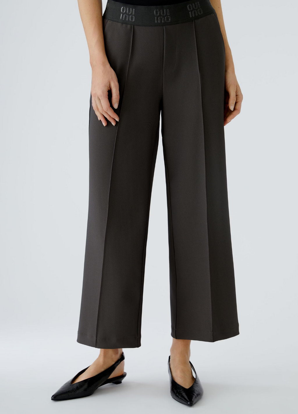 Oui - Espresso Waisted Pants