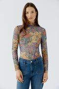 Oui - Multi Print Longsleeve