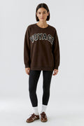 Oui - Mulch Text Sweater