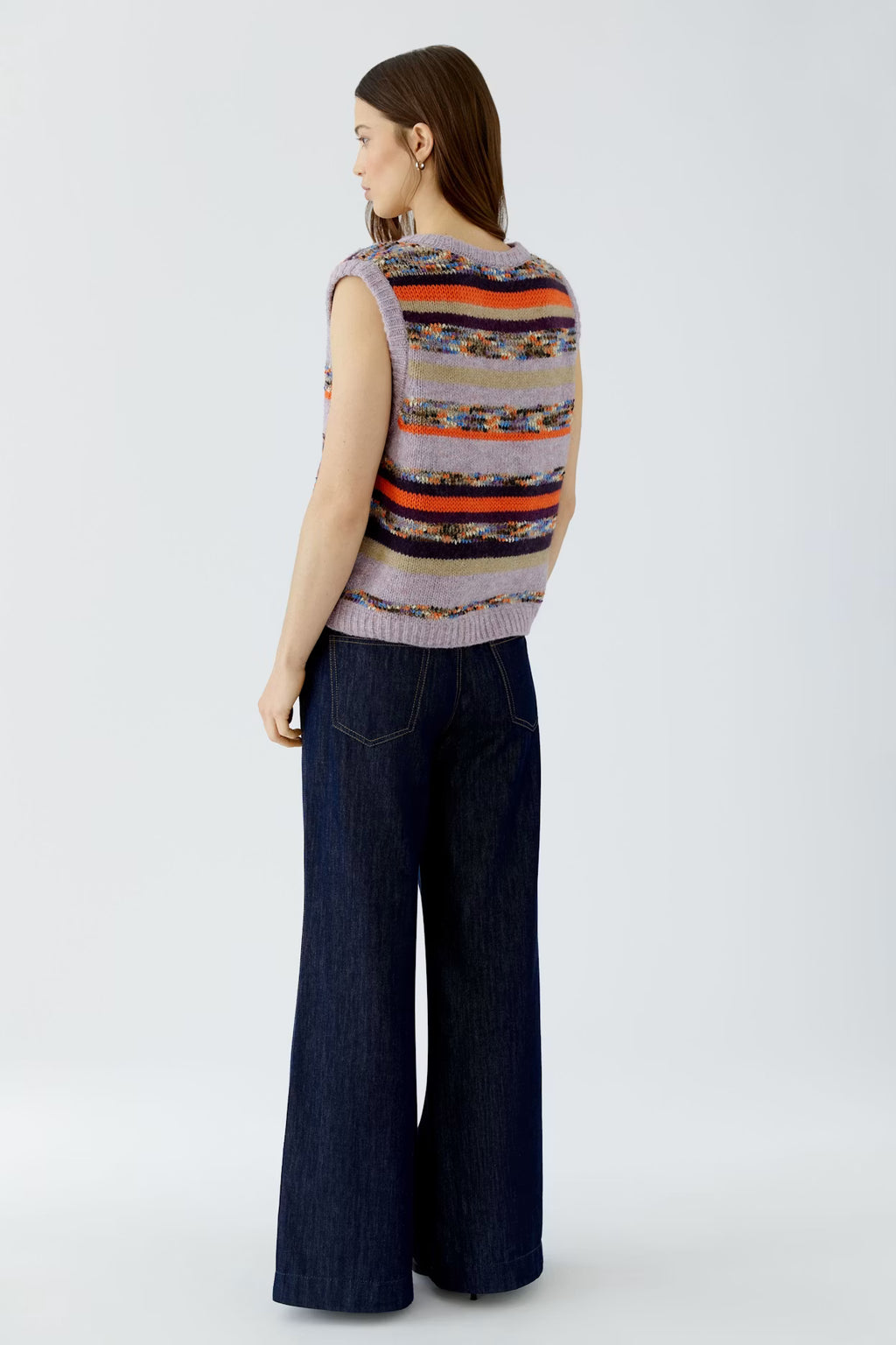 Oui - Lilac Multi Vest