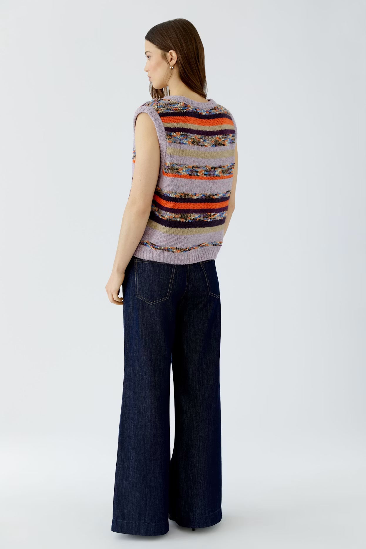 Oui - Lilac Multi Vest