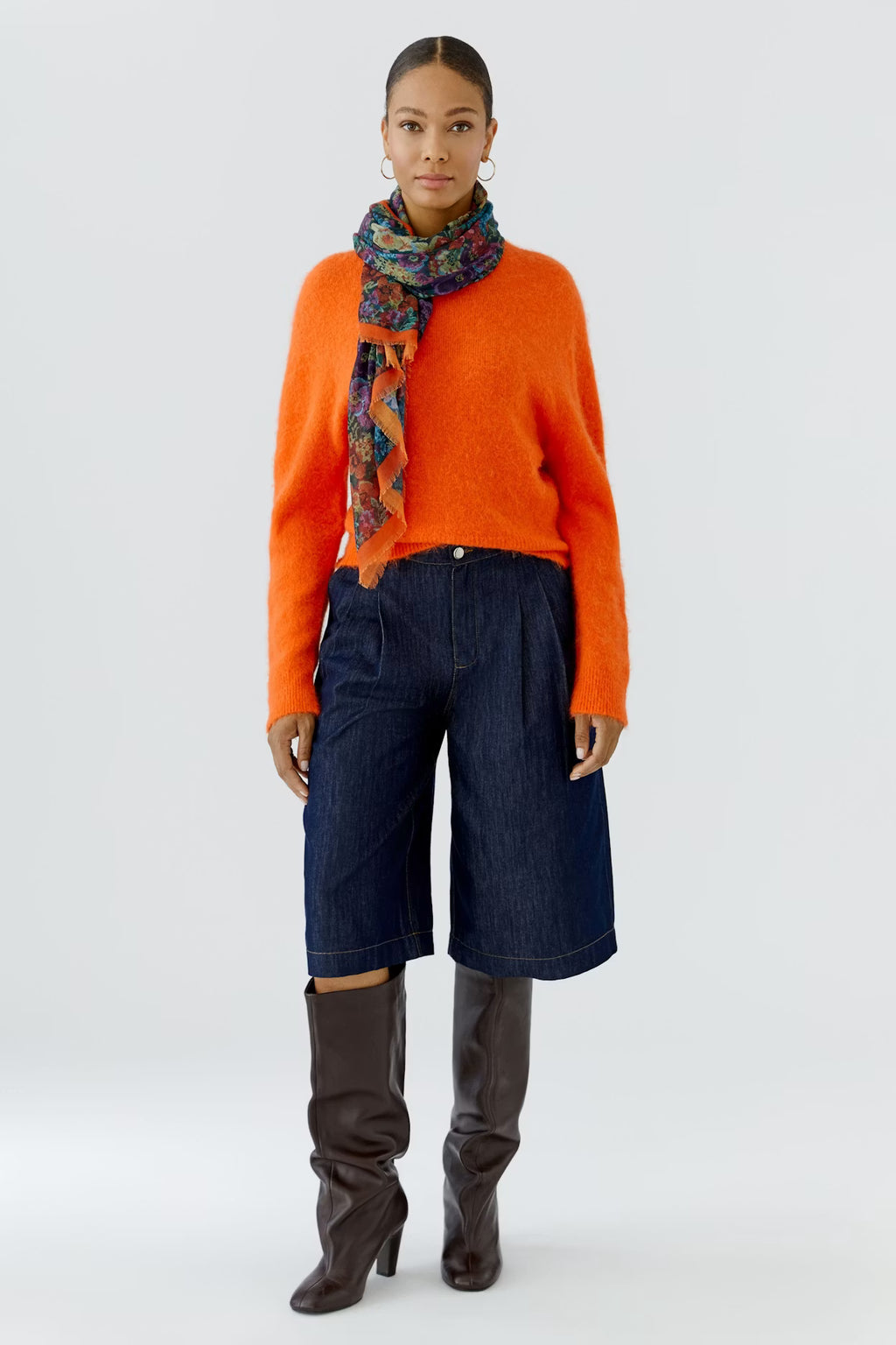 Oui - Multi Coloured Scarf