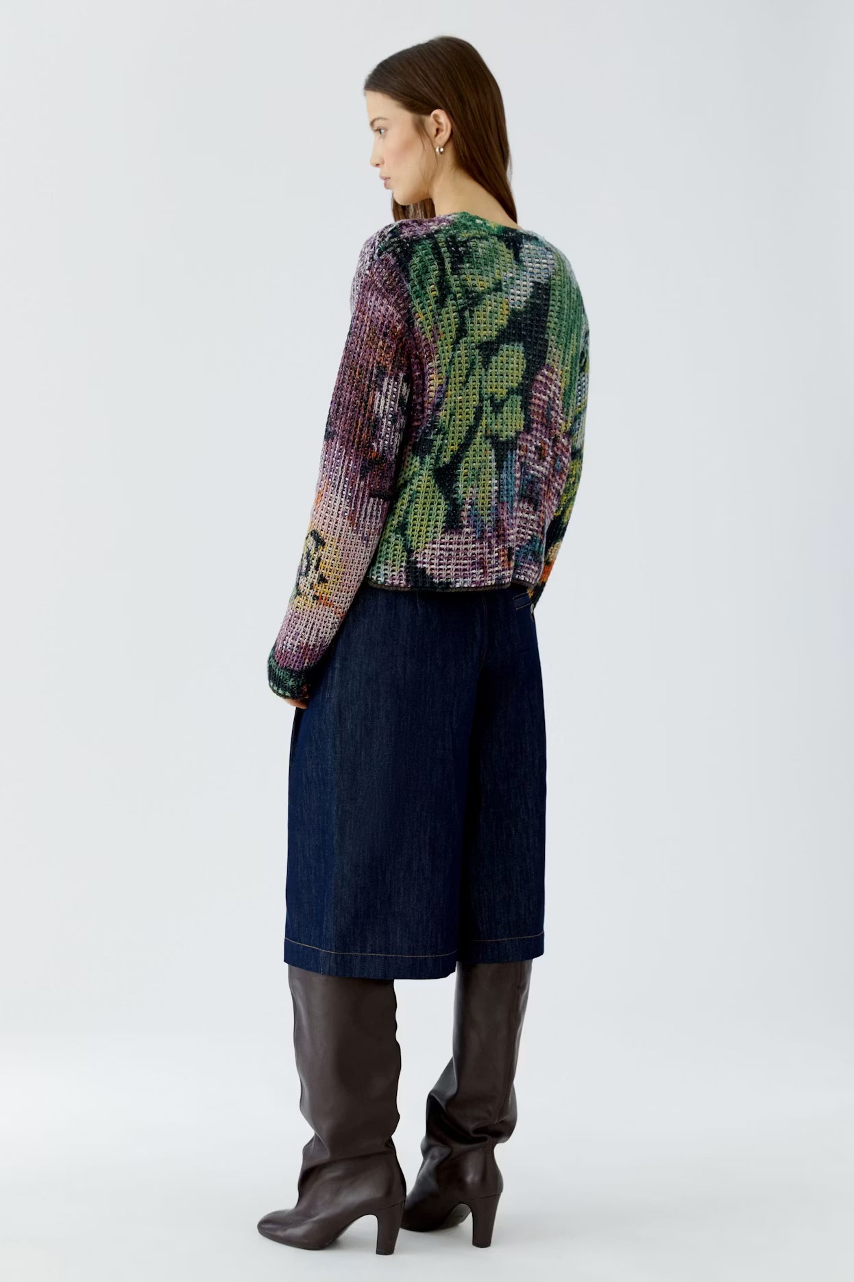 Oui - Multi Print Knit