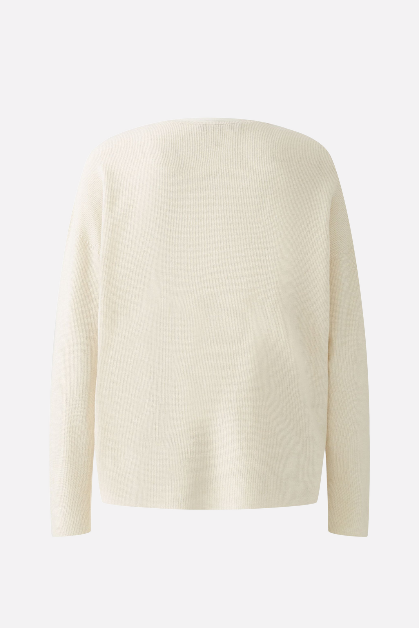 Cream V-Neck Knit