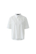 Oui - Optic Floral Patch Blouse