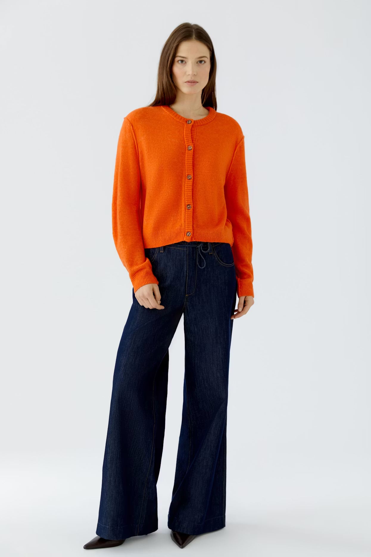 Oui - Orangeade Cardigan