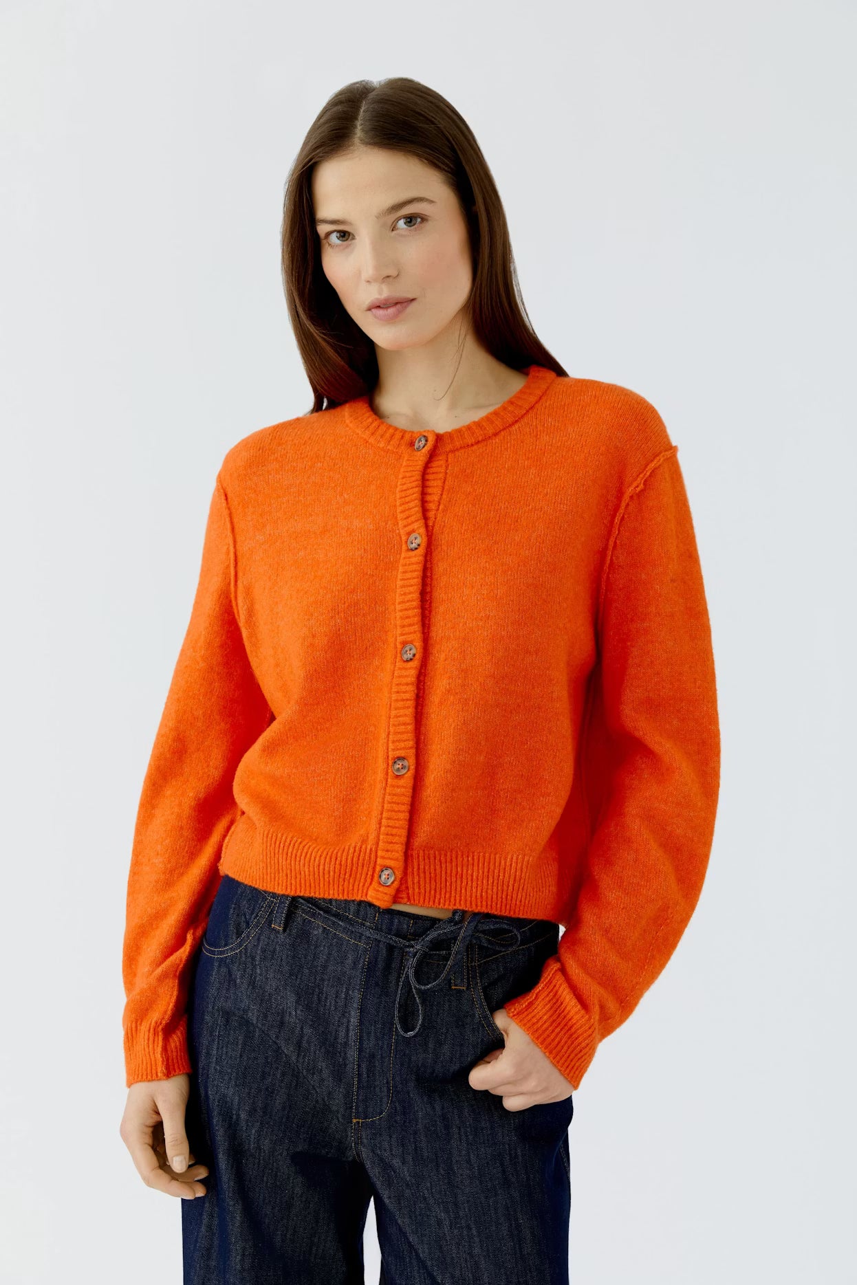 Oui - Orangeade Cardigan