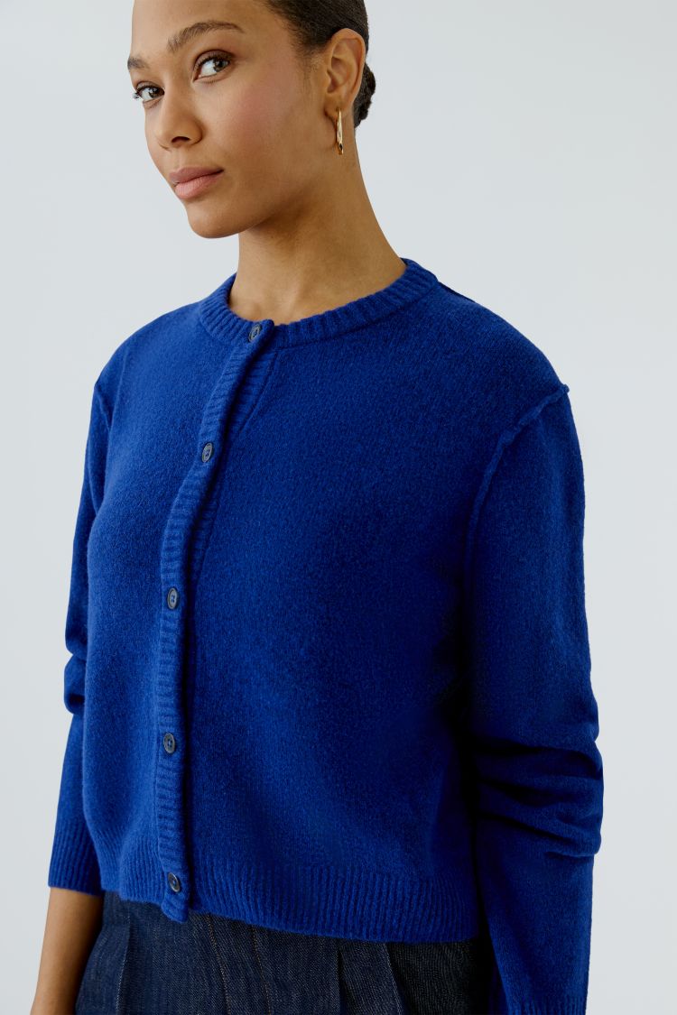 Oui - Royal Blue Cardigan