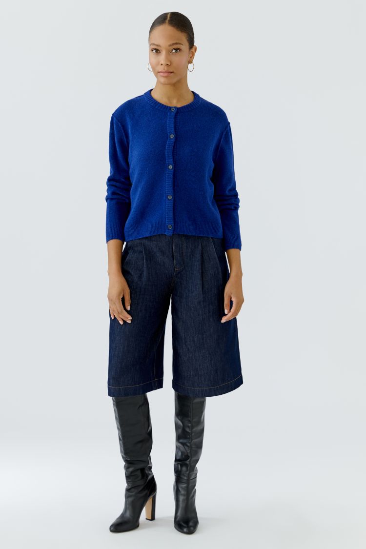 Oui - Royal Blue Cardigan