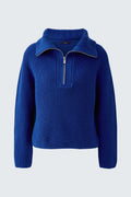 Oui - Royal Blue Collard Jumper