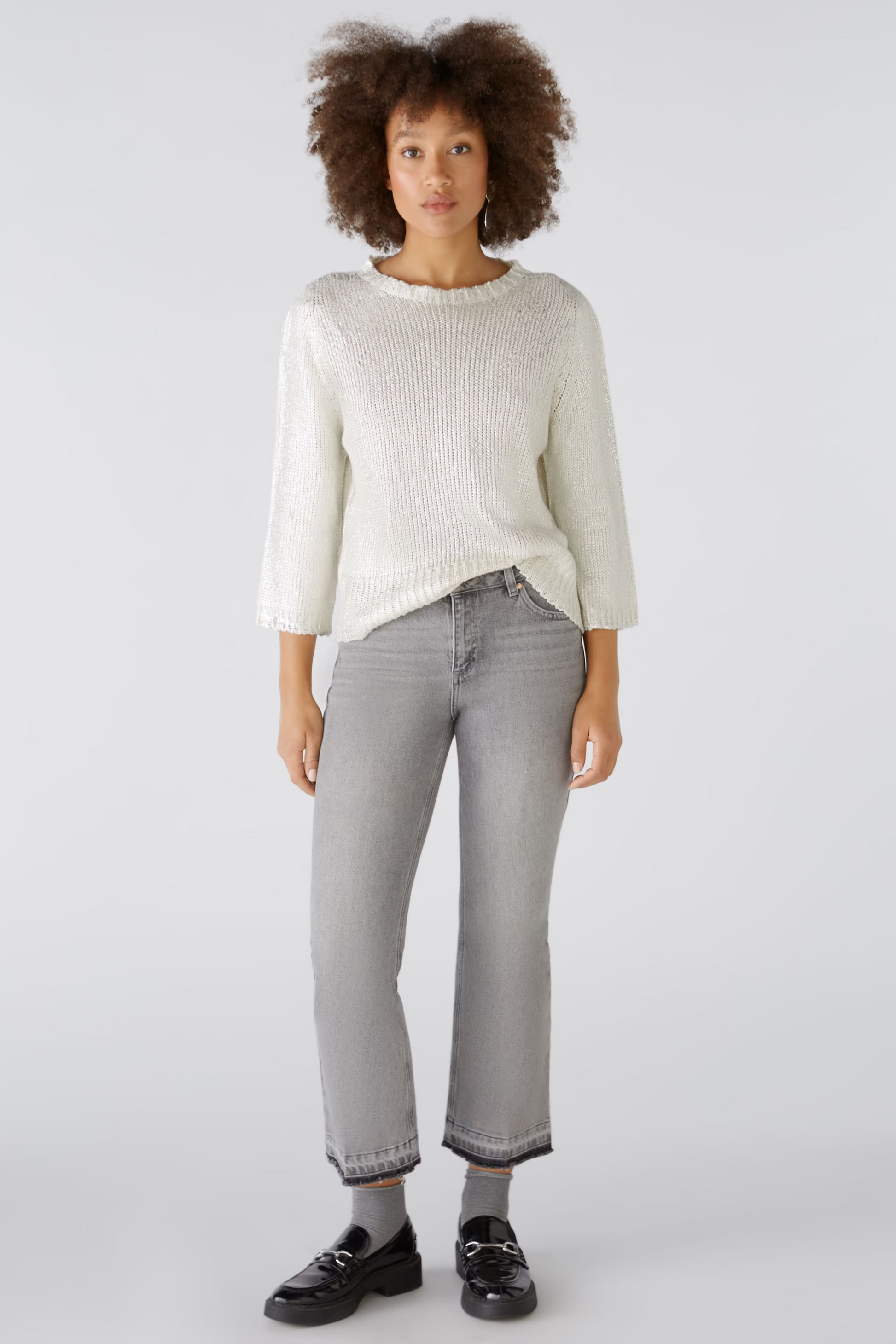 Oui - Silver Gunmetal Jumper