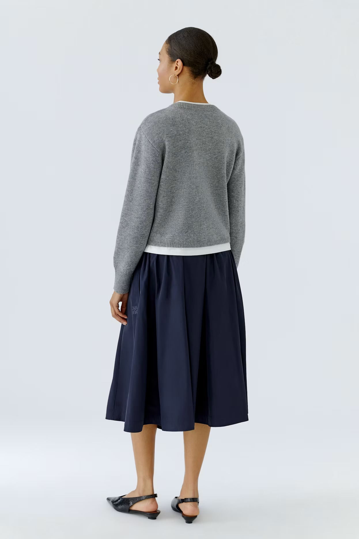 Oui - Steel Grey Jumper