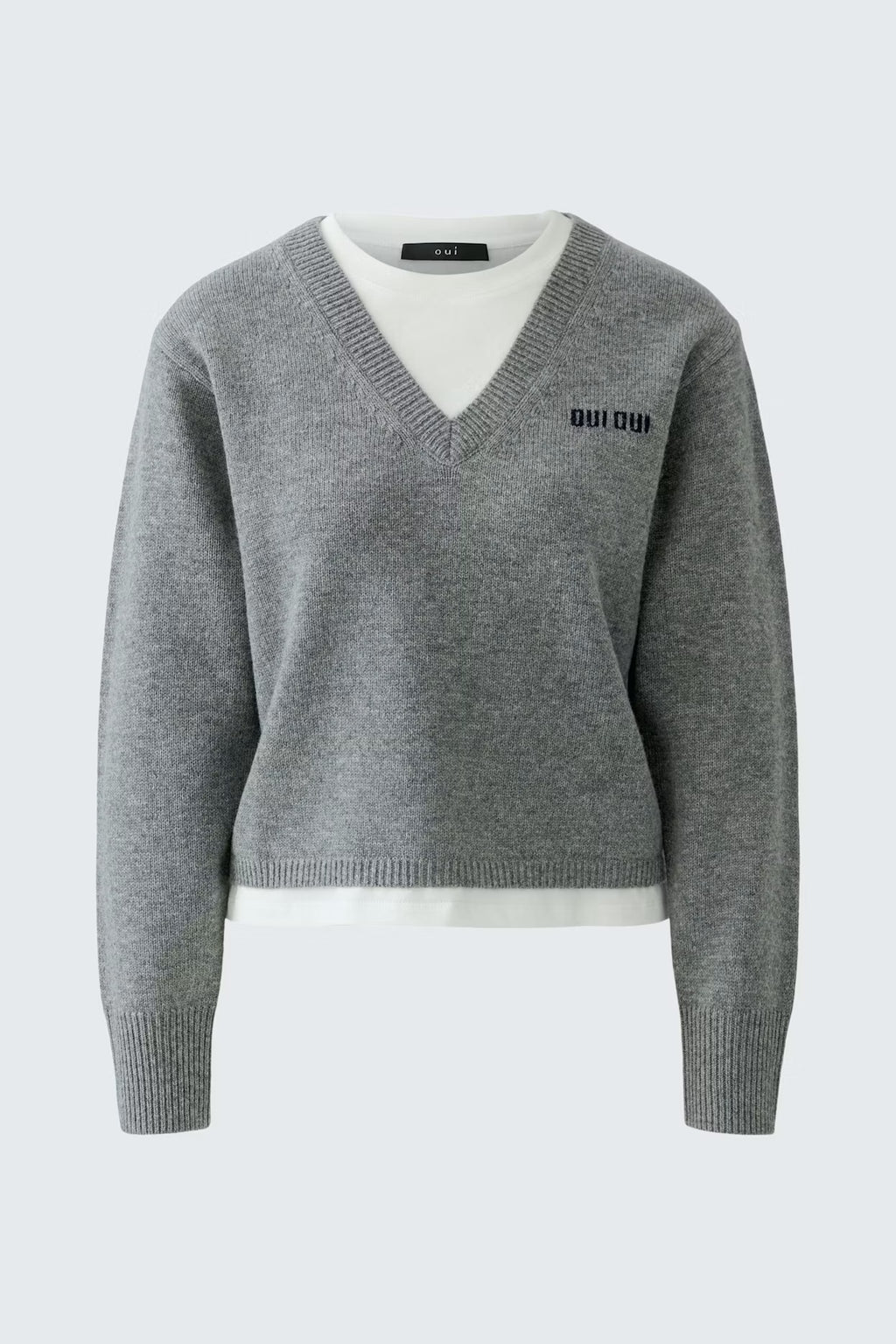 Oui - Steel Grey Jumper